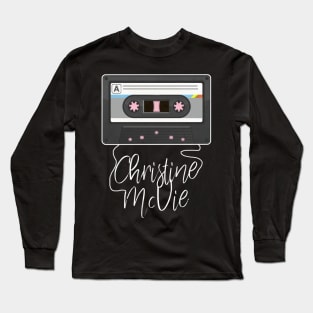 Love Music Christine Proud Name Awesome Cassette Long Sleeve T-Shirt